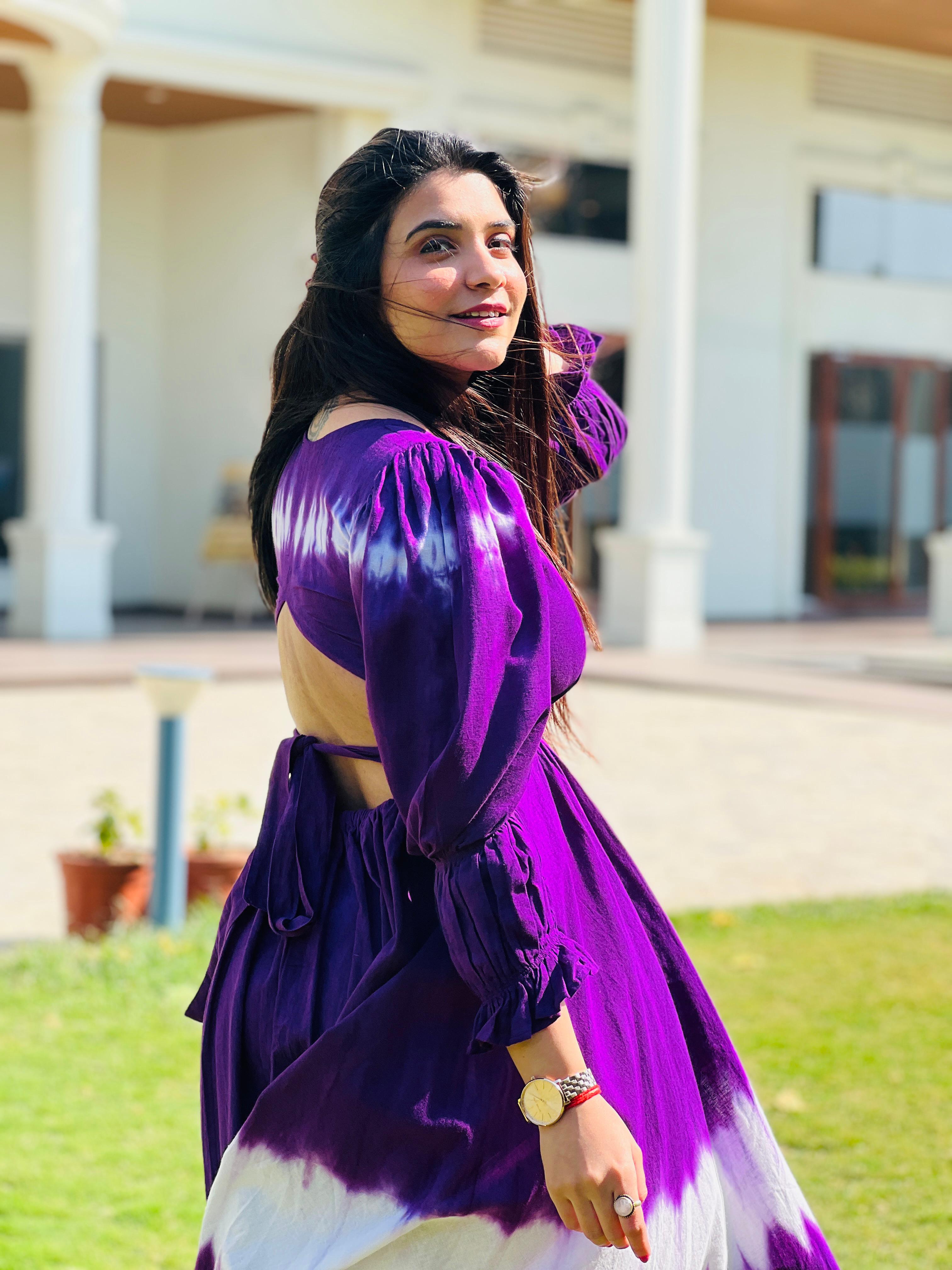 Vogue Purple dress