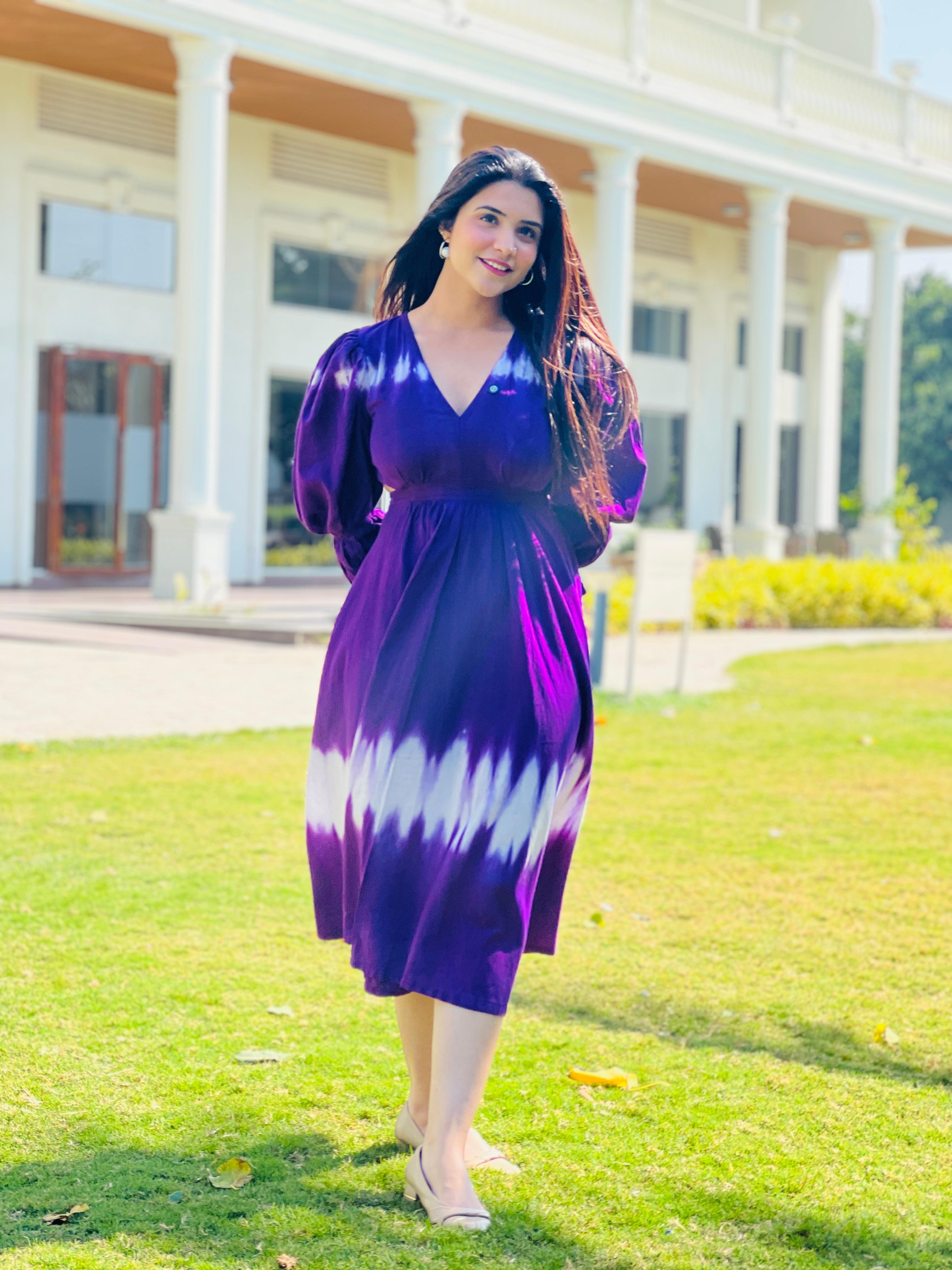 Vogue Purple dress