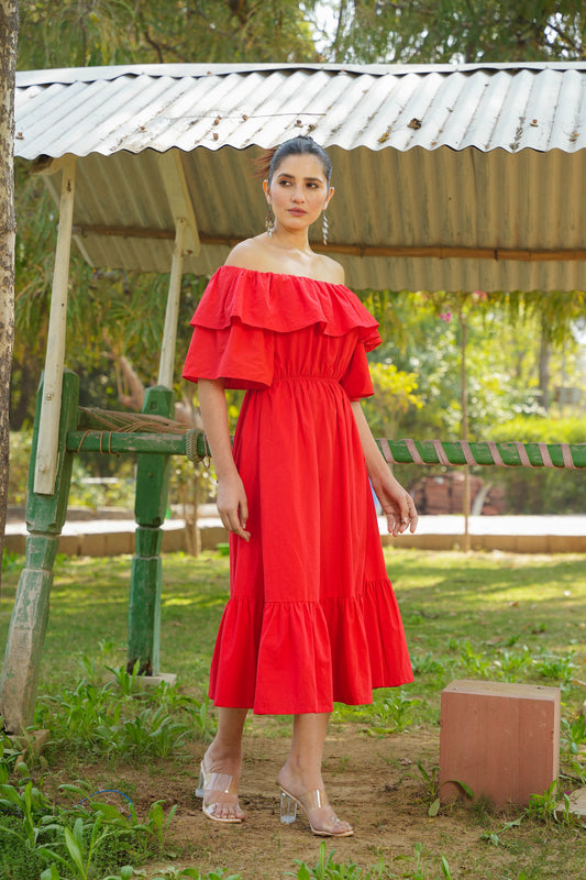 Red Charm Dress