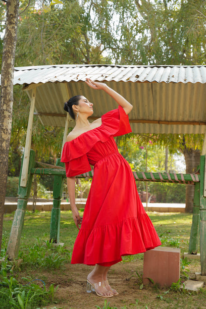 Red Charm Dress