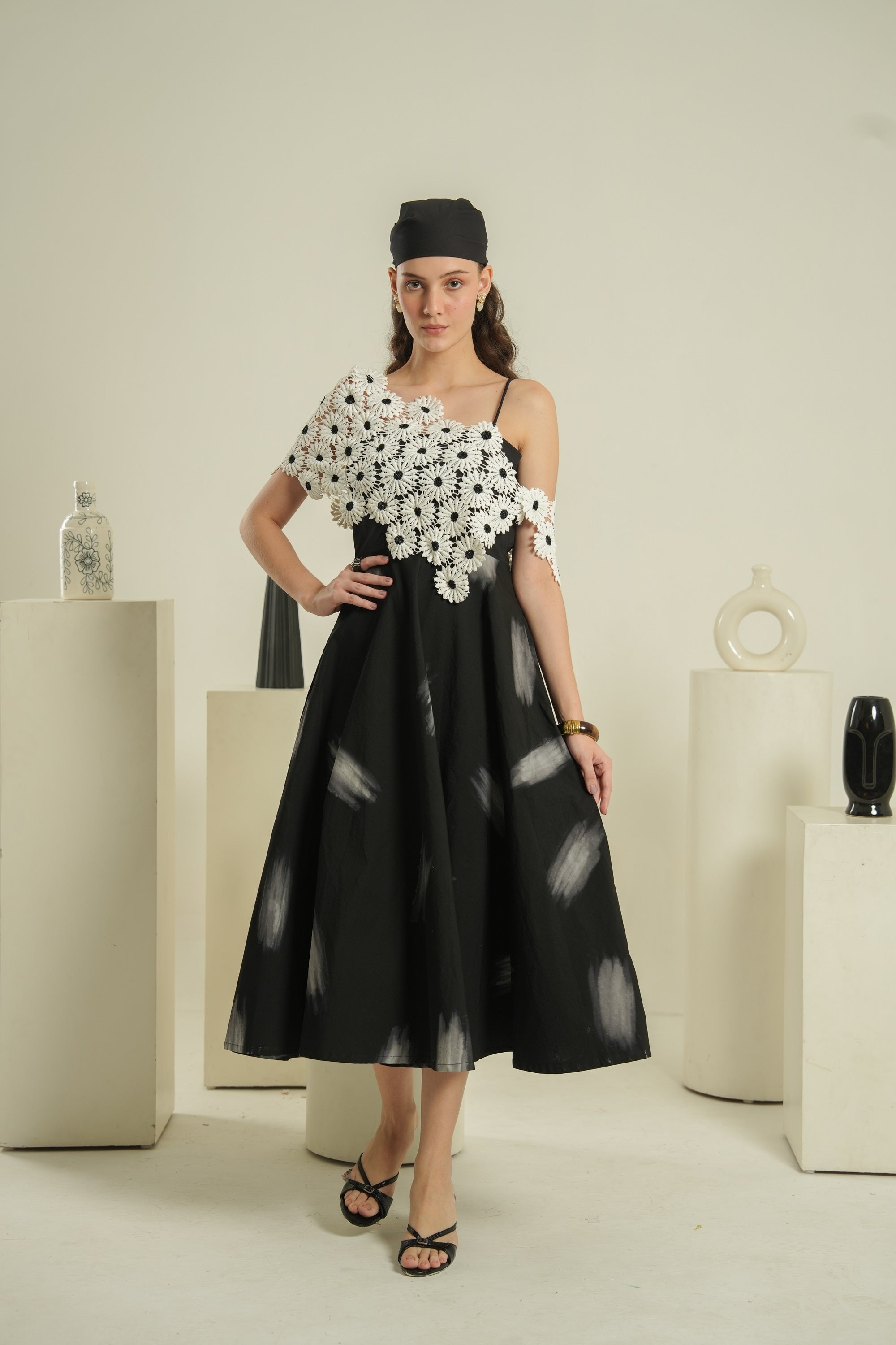 Alvara Dress + Floral Wrap