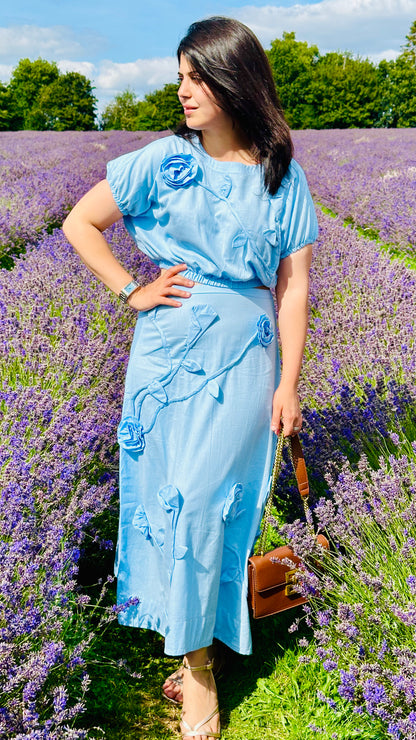 Floral Sky Dress