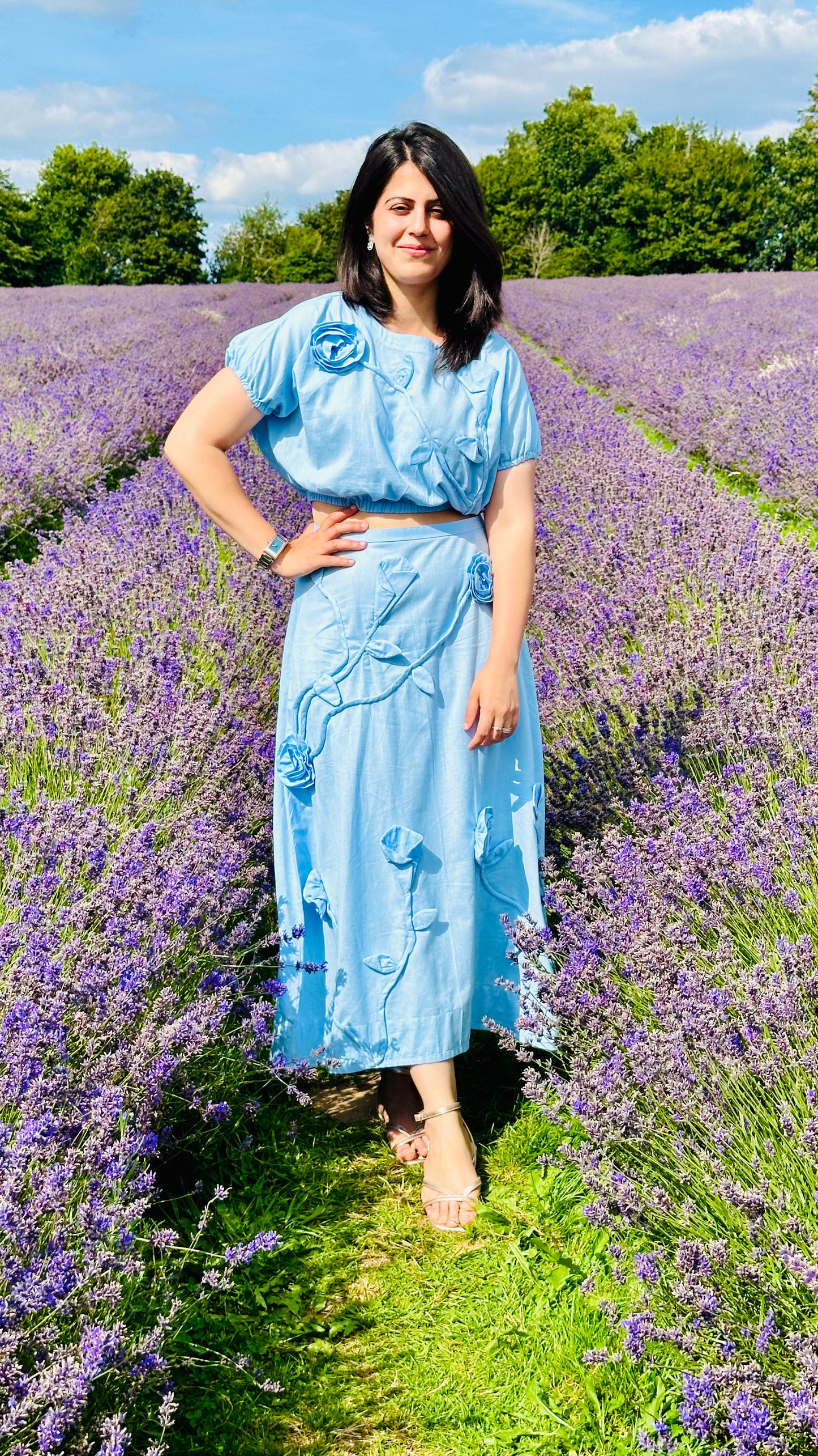 Floral Sky Dress