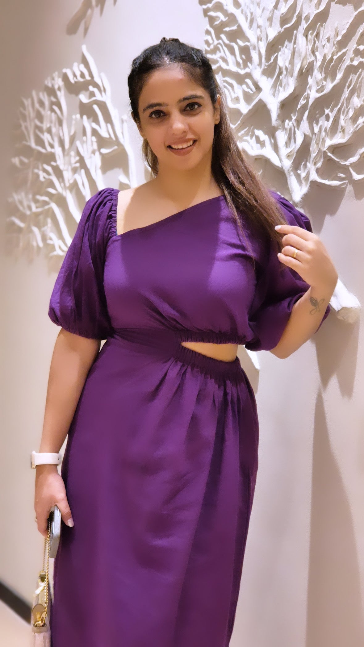 Purple Pansy Dress