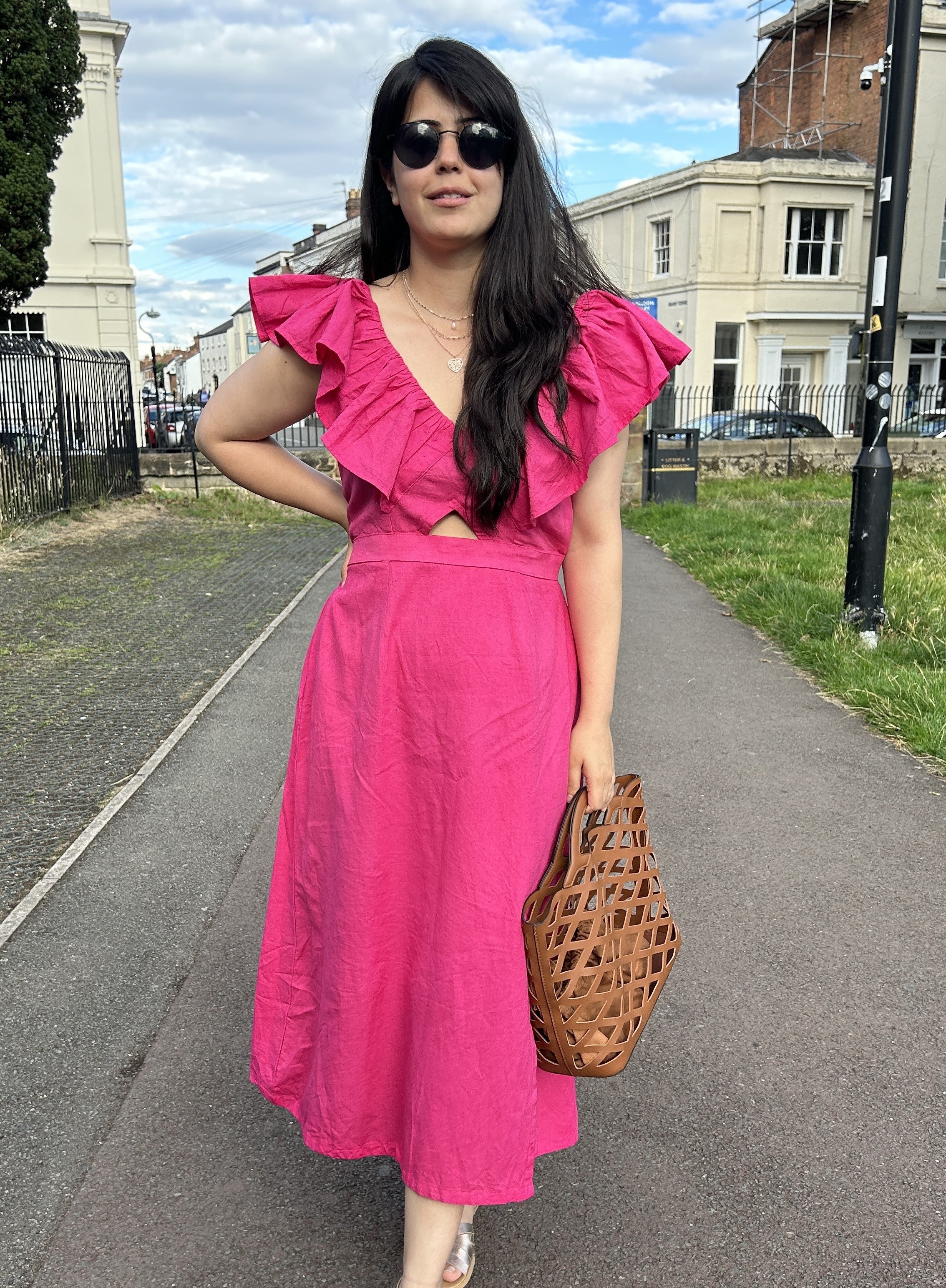 Flamingo Rose Dress